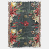 Weihnachtsfeiertag Splendor Decke (Vorderseite Vertikal)