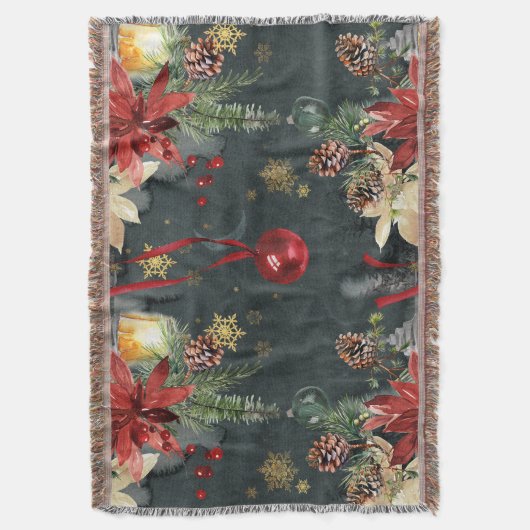 Weihnachtsfeiertag Splendor Decke (Vorderseite Vertikal)