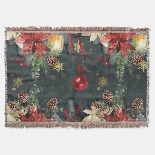 Weihnachtsfeiertag Splendor Decke (Vorderseite)