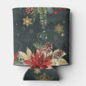 Weihnachtsfeiertag Splendor Dosenkühler (Rückseite)