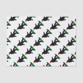 Weihnachtsfeiertag - Squatchin' mit Candy Canes Seidenpapier