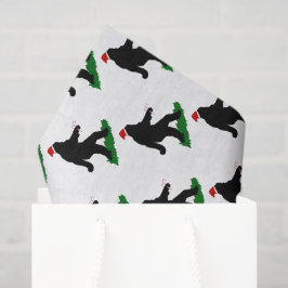 Weihnachtsfeiertag - Squatchin' mit Candy Canes Seidenpapier