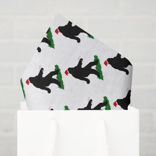 Weihnachtsfeiertag - Squatchin' mit Candy Canes Seidenpapier (Geschenktüte)