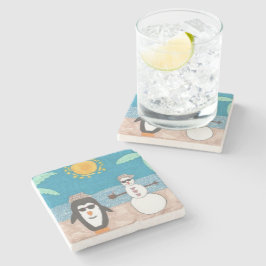 Weihnachtsfeiertag Steinuntersetzer