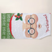 Weihnachtsfeiertag Strandtuch (Vorderseite)