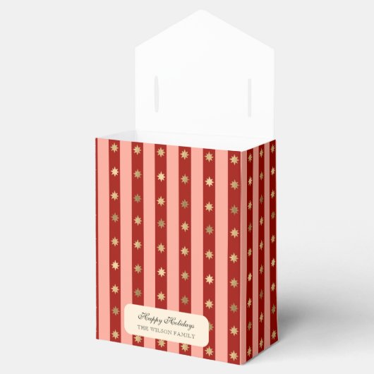 Weihnachtsfeiertag Stricktes Weihnachten Weihnacht Geschenkschachtel (Geöffnet)