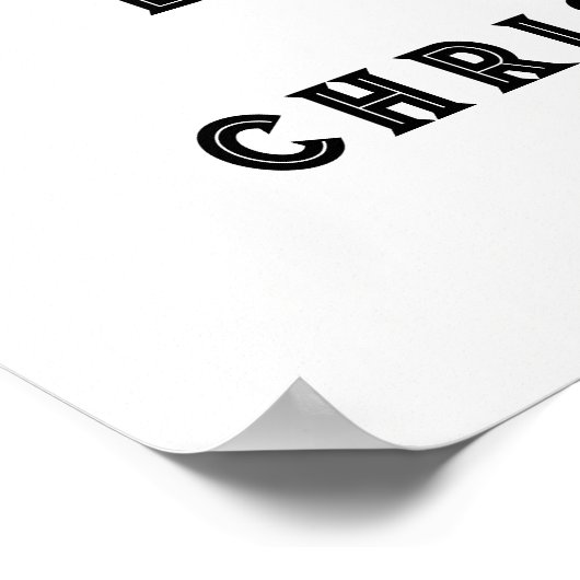 Weihnachtsfeiertag stürzen poster (Ecke)