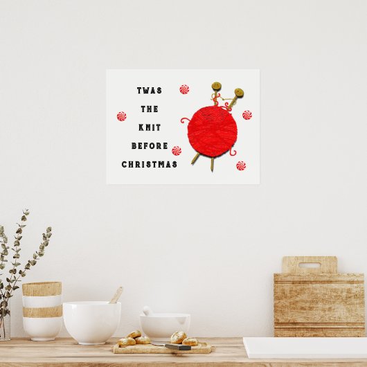 Weihnachtsfeiertag stürzen poster (Küche)