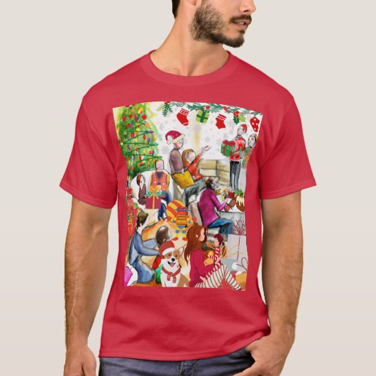 Weihnachtsfeiertag T-Shirt (Vorderseite)