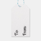 Weihnachtsfeiertag - Tag Geschenkanhänger (Rückseite)