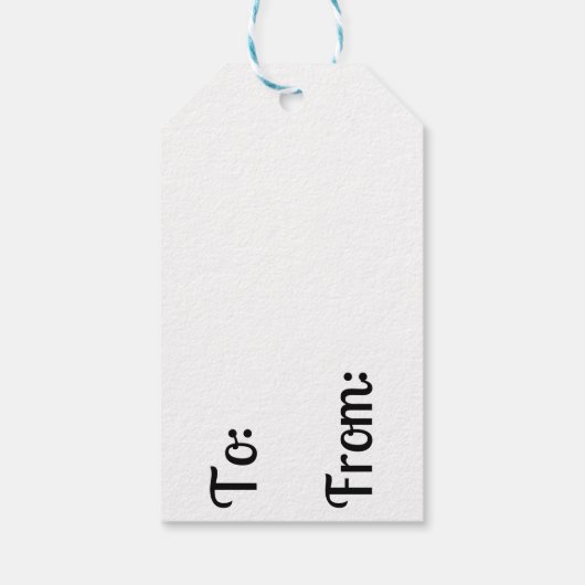 Weihnachtsfeiertag - Tag Geschenkanhänger (Rückseite)