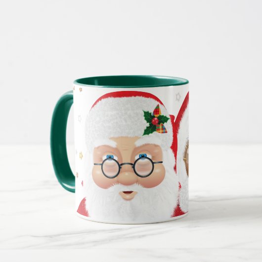 Weihnachtsfeiertag Tasse (Vorderseite Links)