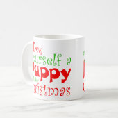 Weihnachtsfeiertag-Tasse Kaffeetasse (Vorderseite Links)