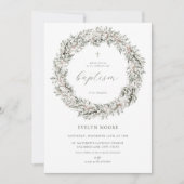 Weihnachtsfeiertag - Taufe Einladung (Vorderseite)