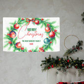 Weihnachtsfeiertag Tischset Banner