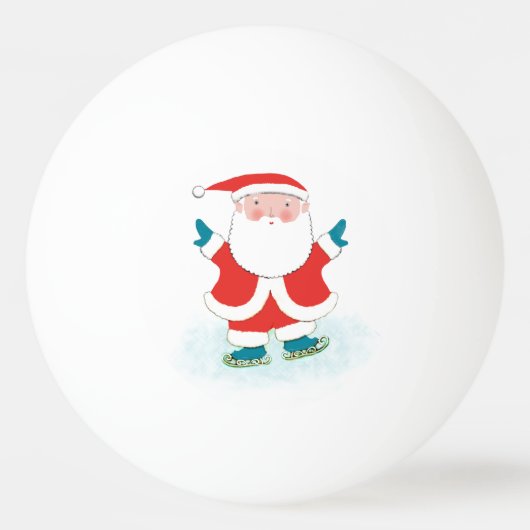 Weihnachtsfeiertag Tischtennisball (Rückseite)