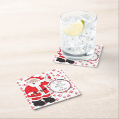 Weihnachtsfeiertag Toast Rechteckiger Pappuntersetzer (Vor Ort)