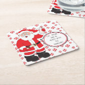 Weihnachtsfeiertag Toast Rechteckiger Pappuntersetzer (angewinkelt)