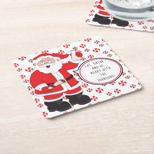 Weihnachtsfeiertag Toast Rechteckiger Pappuntersetzer (angewinkelt)