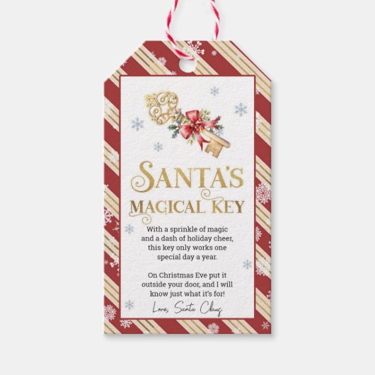 Weihnachtsfeiertag - Tradition Geschenkanhänger (Vorderseite)