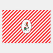 Weihnachtsfeiertag (Tribfarbe 1) Niedlich Geschenkpapier Set (Vorderseite 2)