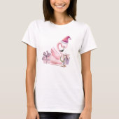 Weihnachtsfeiertag Tropischer Flamingo Hübsch T-Shirt (Vorderseite)
