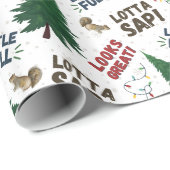 Weihnachtsfeiertag Umschlagpapier Geschenkpapier (Rolleneckpunkt)