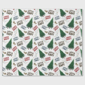 Weihnachtsfeiertag Umschlagpapier Geschenkpapier (Flach)