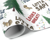 Weihnachtsfeiertag Umschlagpapier Geschenkpapier (Rolleneckpunkt)