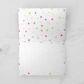 Weihnachtsfeiertag und Frau Claus Karte (Innenseite)