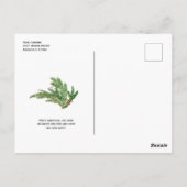 Weihnachtsfeiertag und Neues Jahr 2022 Postkarte (Rückseite)