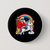 Weihnachtsfeiertag - Unicorn Button (Vorderseite)