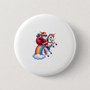 Weihnachtsfeiertag - Unicorn Button