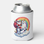 Weihnachtsfeiertag - Unicorn Dosenkühler (Kanne Vorderseite)