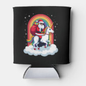 Weihnachtsfeiertag - Unicorn Dosenkühler (Vorderseite)