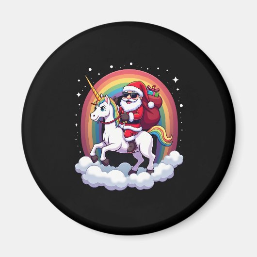 Weihnachtsfeiertag - Unicorn Magnet (Vorne)