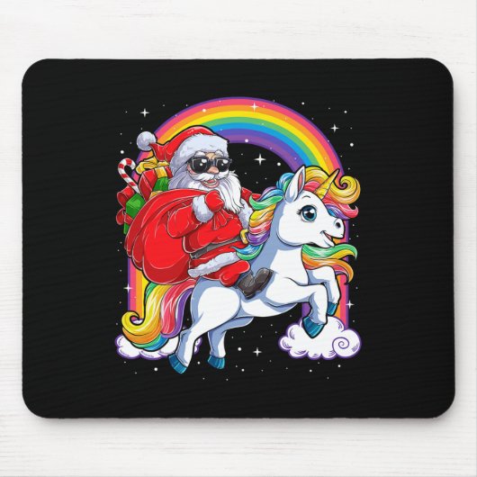 Weihnachtsfeiertag - Unicorn Mousepad (Vorne)