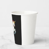 Weihnachtsfeiertag - Unicorn Pappbecher (Links)