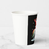 Weihnachtsfeiertag - Unicorn Pappbecher (Rechts)