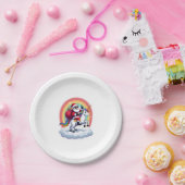 Weihnachtsfeiertag - Unicorn Pappteller (Party)