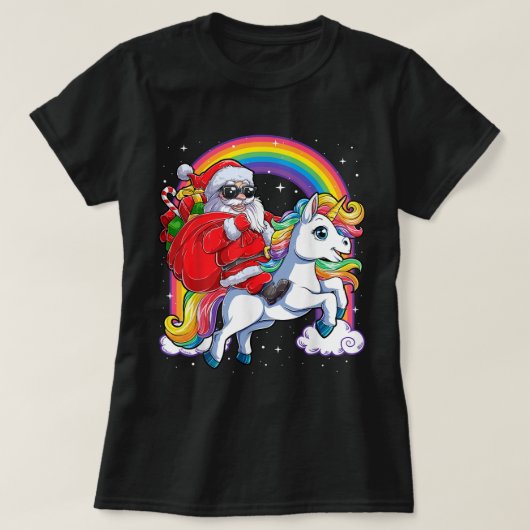 Weihnachtsfeiertag - Unicorn T-Shirt (Design vorne)