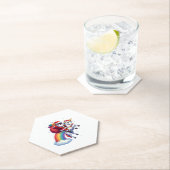 Weihnachtsfeiertag - Unicorn Untersetzer (Vor Ort)