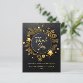 Weihnachtsfeiertag Unternehmen Vielen Dank Postkarte (Stehend Vorderseite)