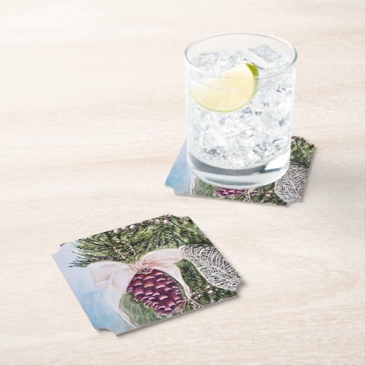 Weihnachtsfeiertag Untersetzer (Vor Ort)