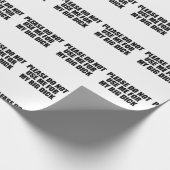 Weihnachtsfeiertag verwenden mich nicht lustig geschenkpapier (Ecke)