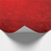 Weihnachtsfeiertag - vibrierendes Rot mit Geschenkpapier (Ecke)