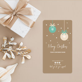 Weihnachtsfeiertag Vielen Dank Box Siegel Sticker