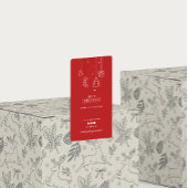 Weihnachtsfeiertag Vielen Dank Box Siegel Sticker