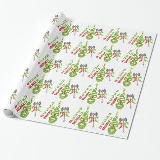 Weihnachtsfeiertag Vikings Walhall Geschenkpapier