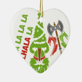 Weihnachtsfeiertag Vikings Walhall Keramikornament (Rechts)